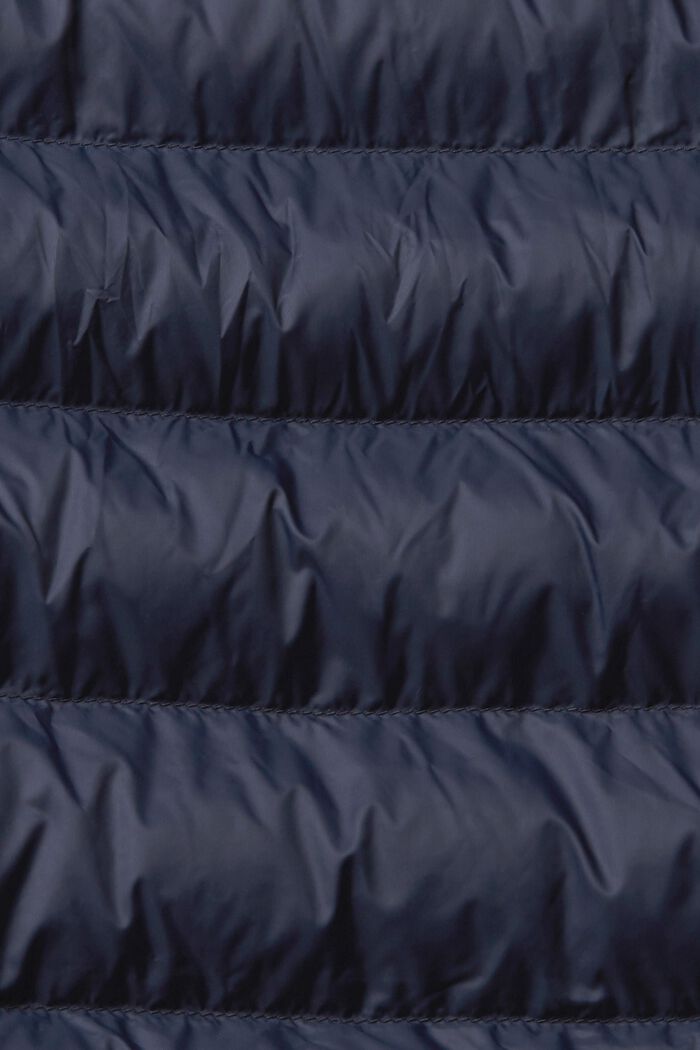 Quilted jacket with high neck, NAVY, detail image number 4