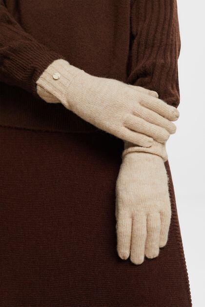 Rib-Knit Gloves
