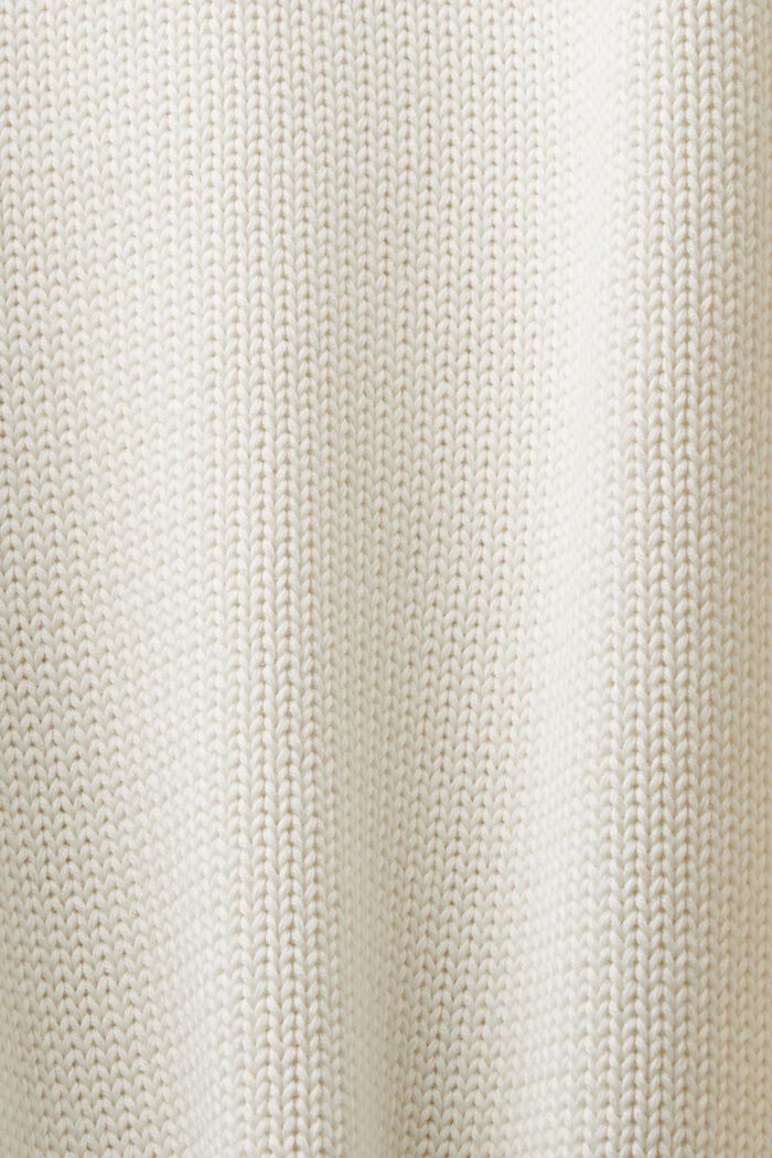 Cotton Turtleneck Sweater, ICE, detail image number 6