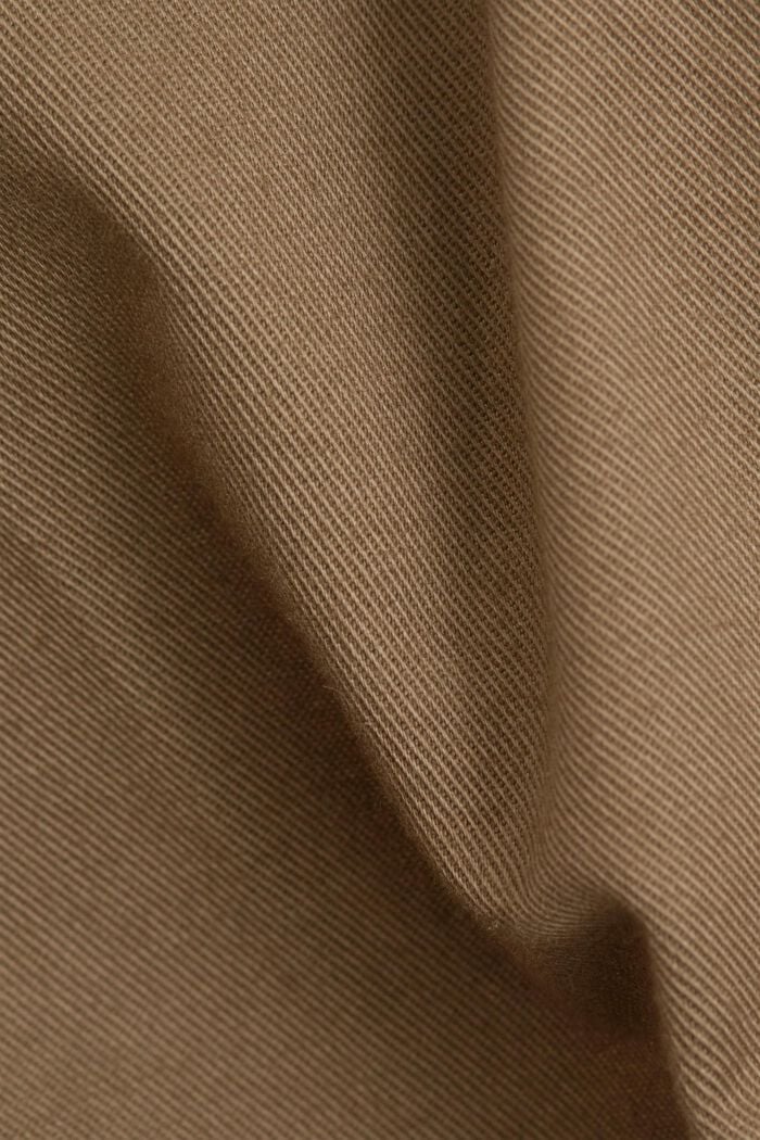 Stretch chinos with organic cotton, BEIGE, detail image number 4