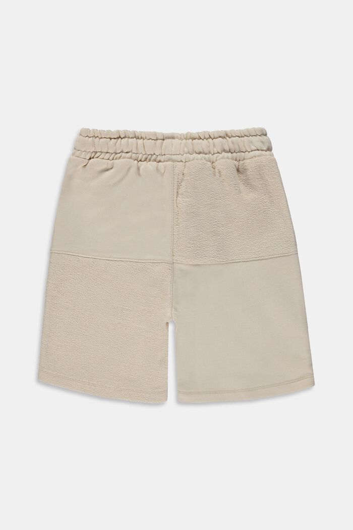 Mixed Knit Shorts, LIGHT BEIGE, detail image number 1