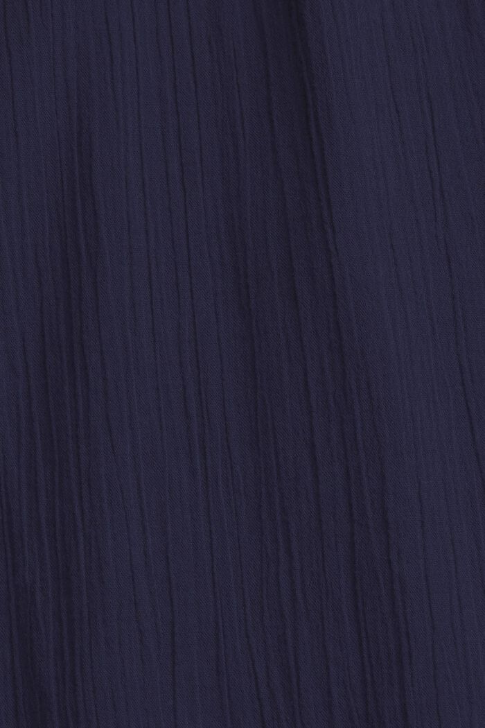Midi dress made of 100% cotton, NAVY, detail image number 4