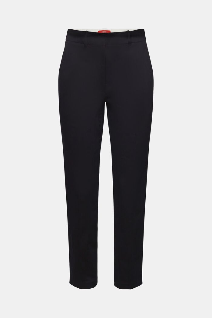 High-Rise Slim Fit Pants, BLACK, detail image number 5