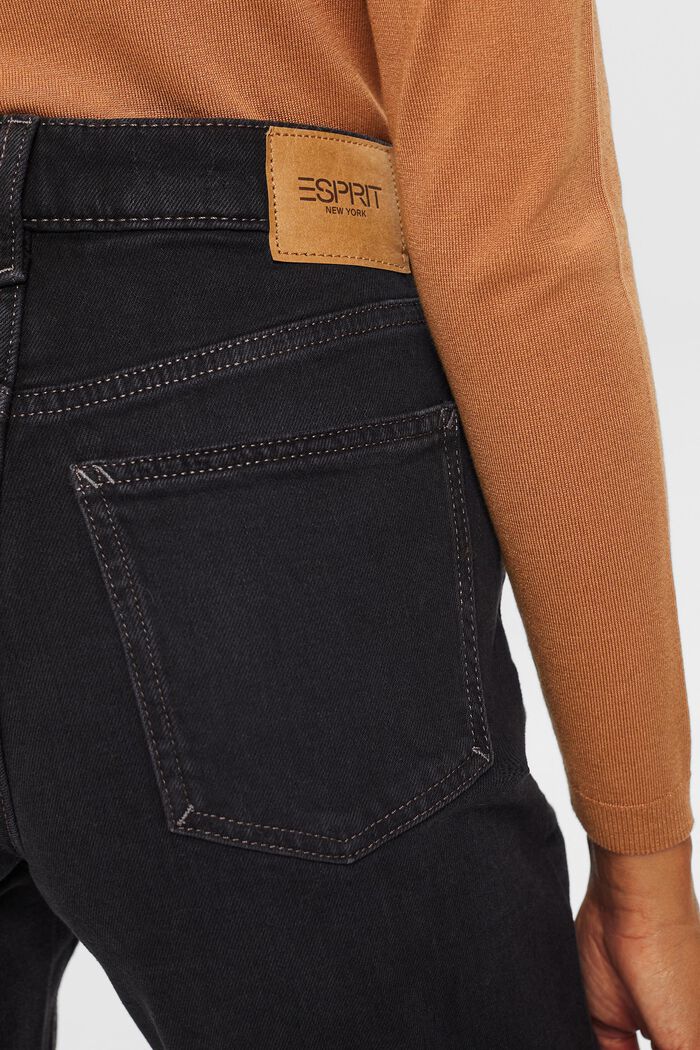 Recycled: classic retro jeans, BLACK DARK WASHED, detail image number 4