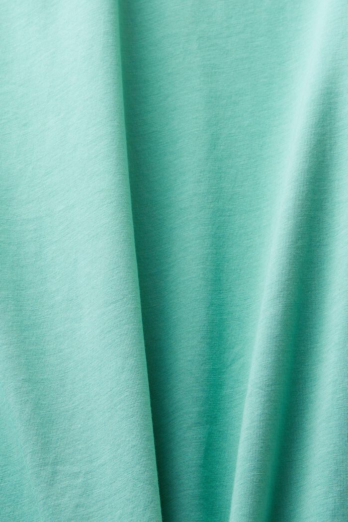 Crewneck Jersey T-Shirt, DUSTY GREEN, detail image number 5