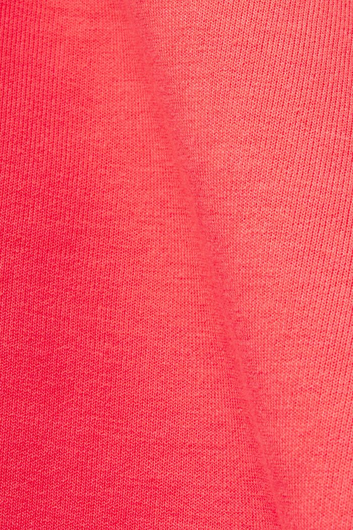 Recycled: sports sweat shorts, CORAL, detail image number 4