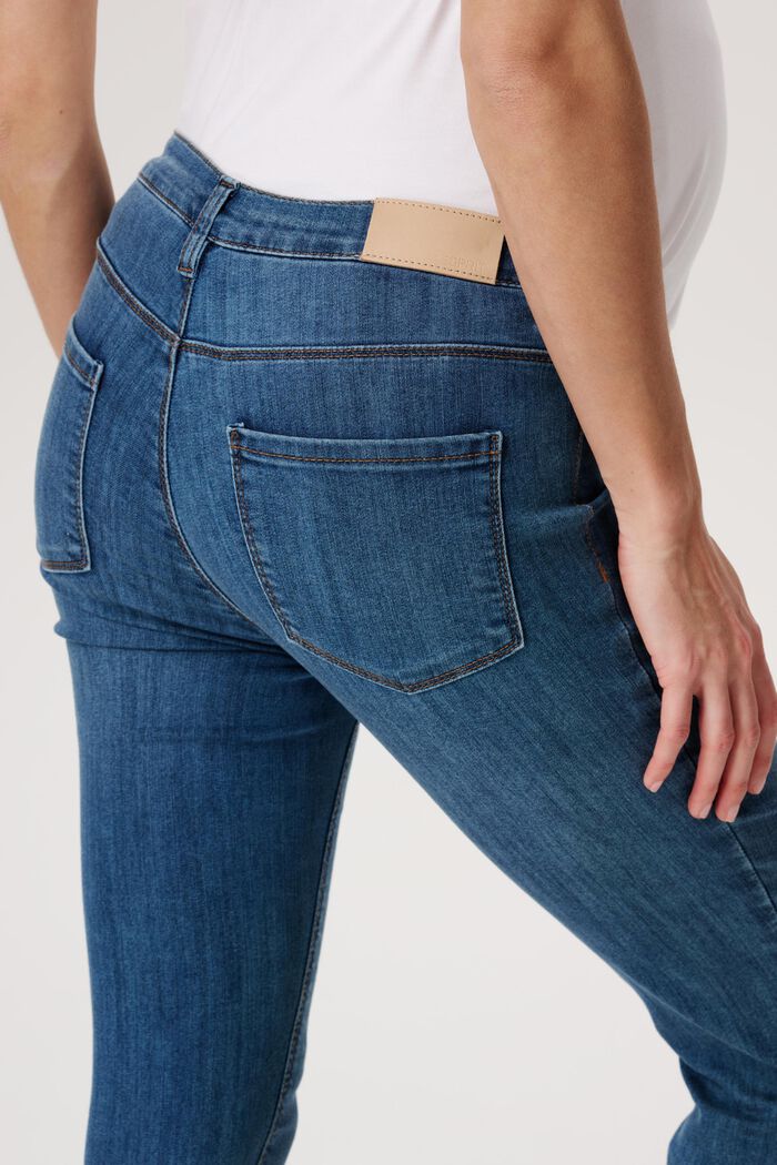 Stretch jeggings with an under-bump waistband, MEDIUM WASHED, detail image number 1