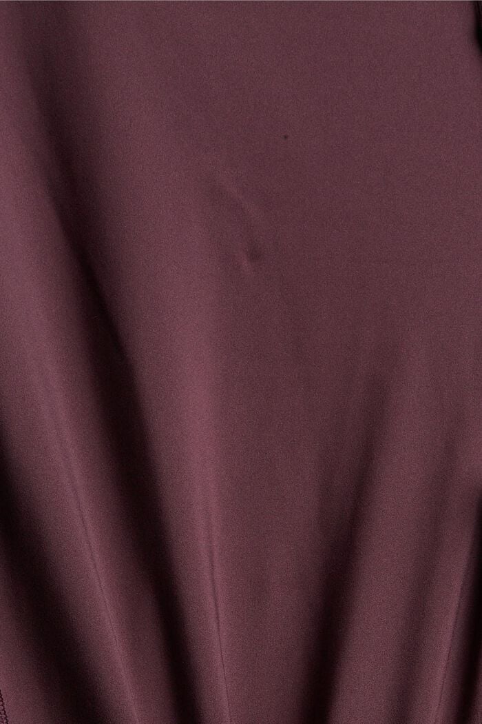 CURVY active leggings with E-DRY, AUBERGINE, detail image number 1