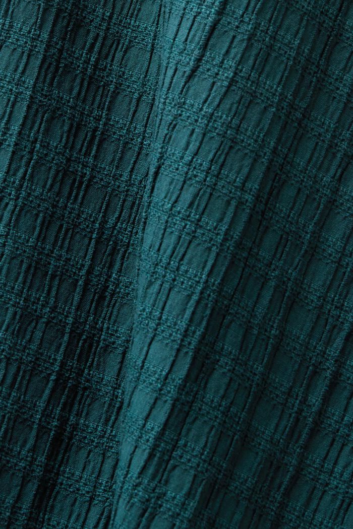 Crinkled Midi Skirt, EMERALD GREEN, detail image number 5
