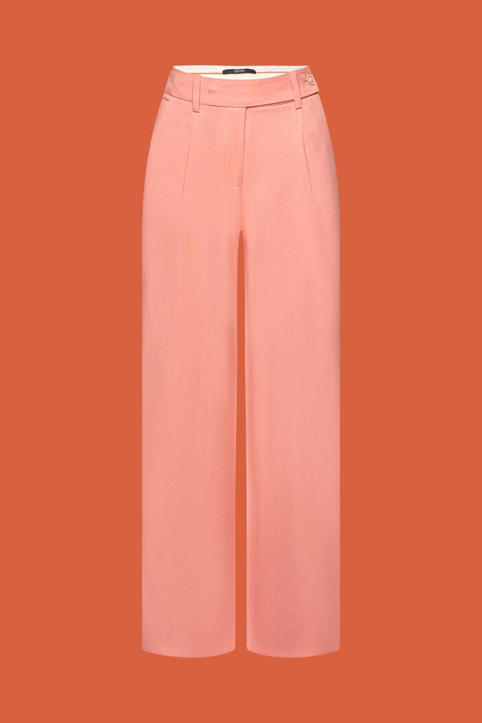Wide leg trousers, TENCEL™, CORAL, detail image number 7