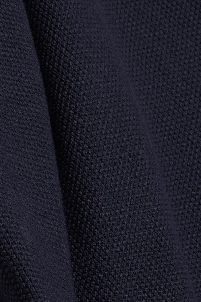 Made of recycled yarn: dress in a layered look, NAVY, detail image number 5