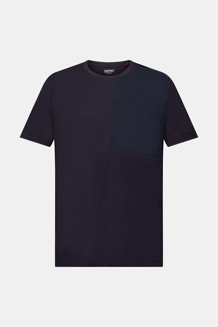 Jersey T-Shirt With Chest Pocket, NAVY, detail image number 6