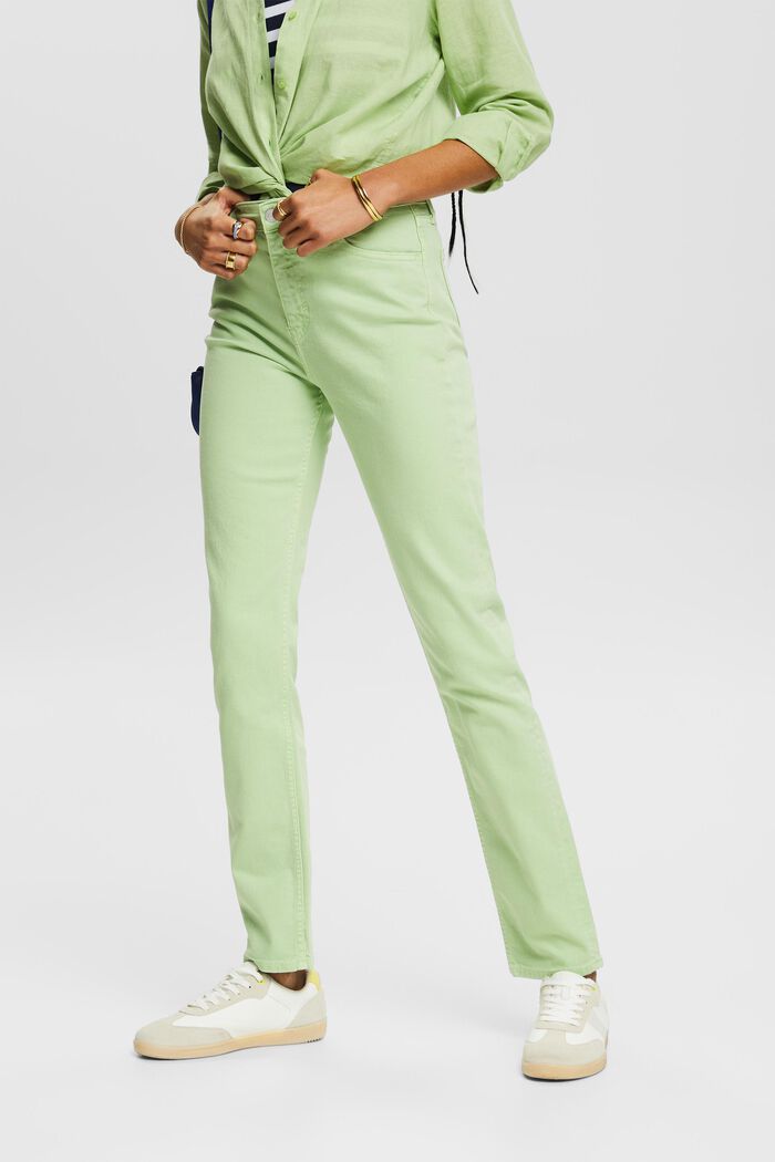 Retro Slim Jeans, LIGHT GREEN, detail image number 0