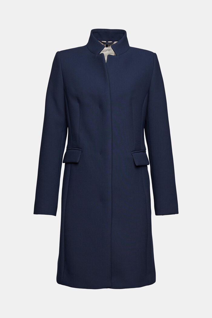 Recycled: lined coat, NAVY, detail image number 5