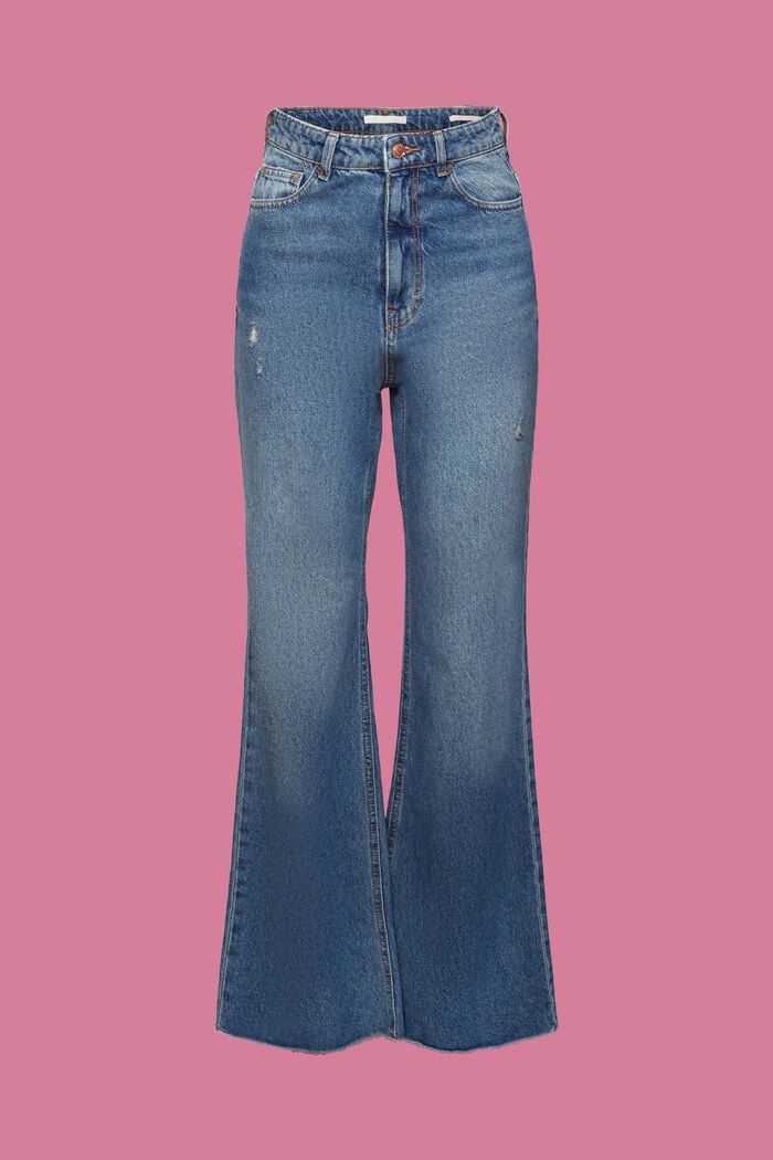 Retro flared jeans, BLUE LIGHT WASHED, detail image number 6