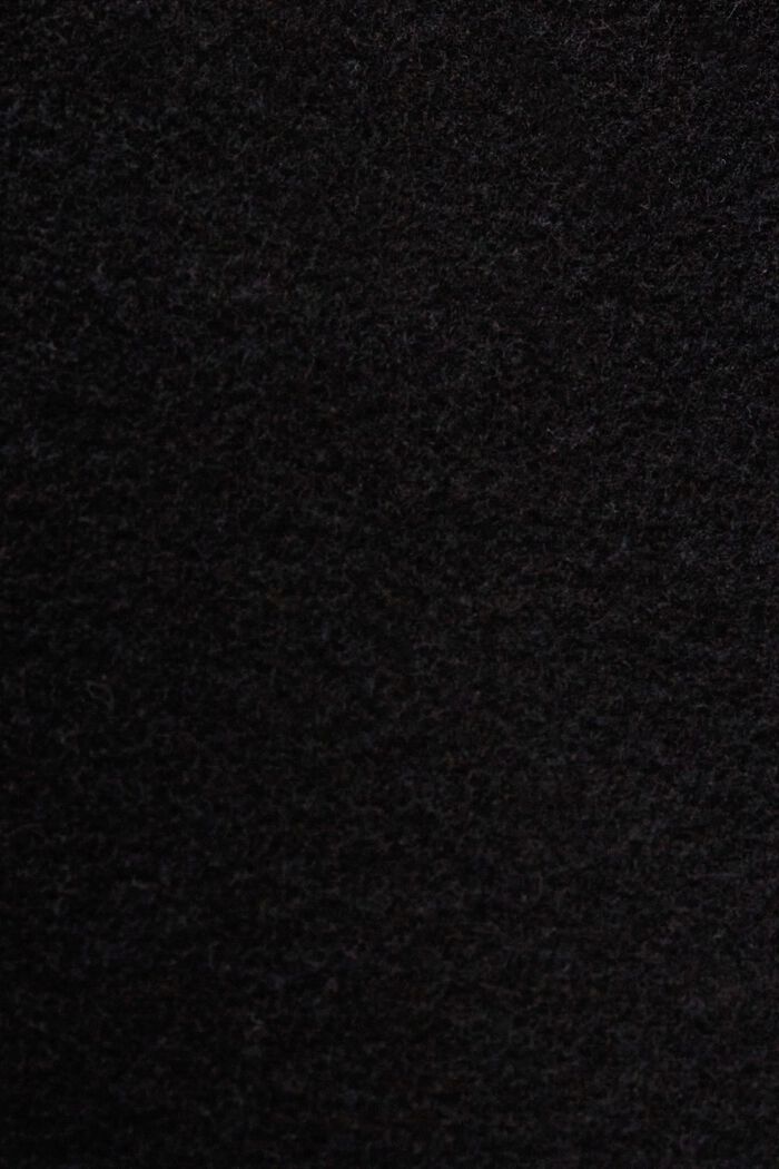 Wool Blend Coat, BLACK, detail image number 5