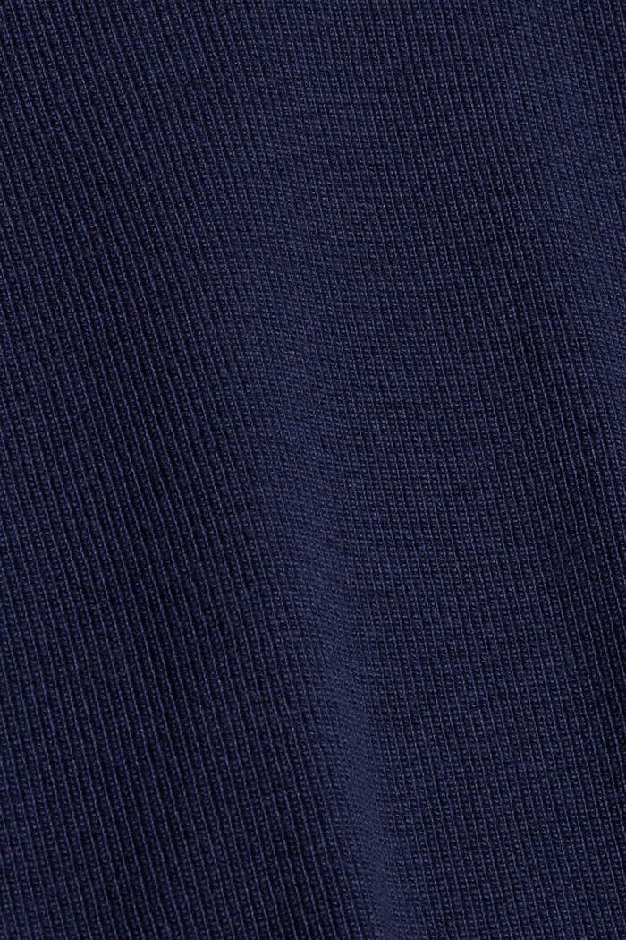 Wool/cashmere blend: jumper with a cowl collar, NAVY, detail image number 4