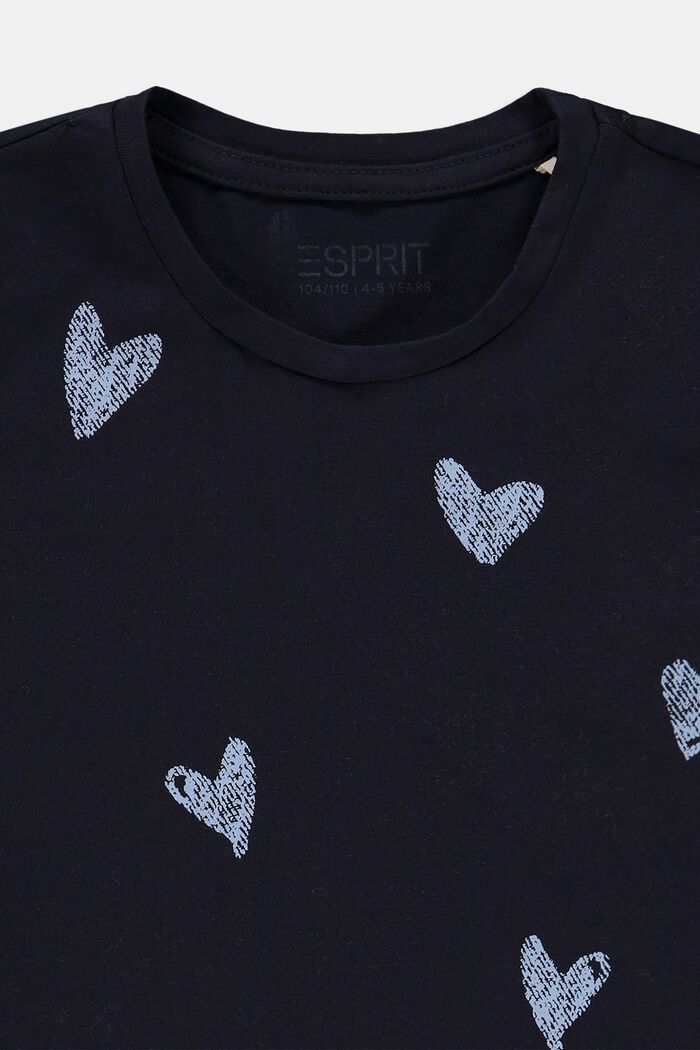 Printed T-shirt, stretch cotton, NAVY, detail image number 2