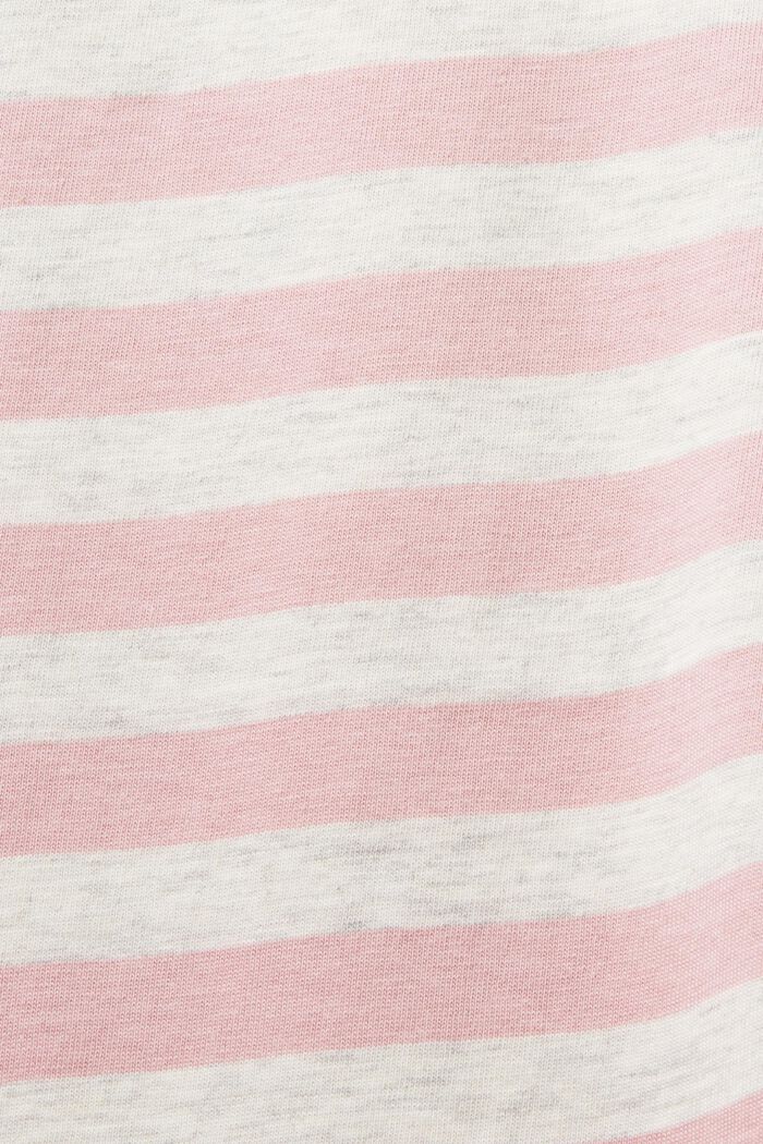 Striped Cotton Jersey T-Shirt, ICE, detail image number 4