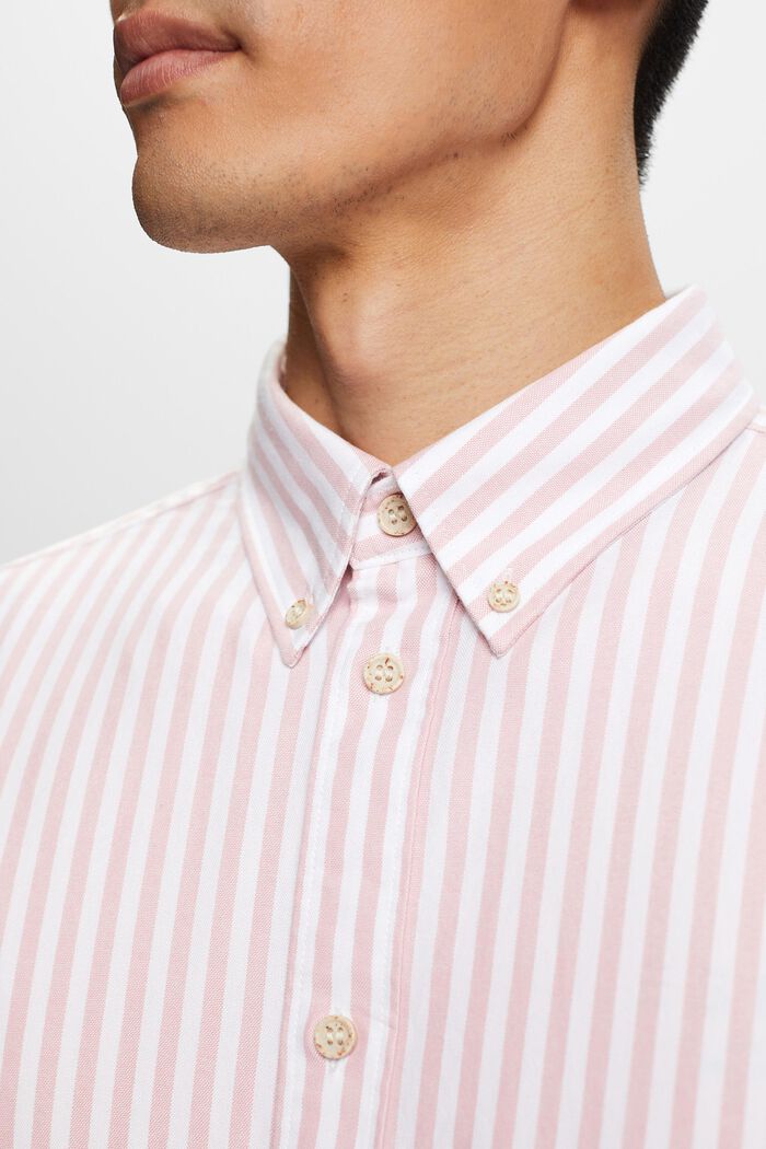 Oxford Stripe Button-Down Shirt, OLD PINK, detail image number 2