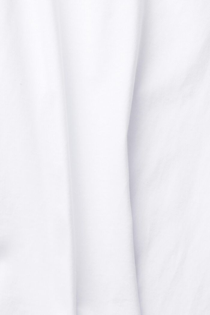 Basic T-shirt in 100% organic cotton, WHITE, detail image number 1