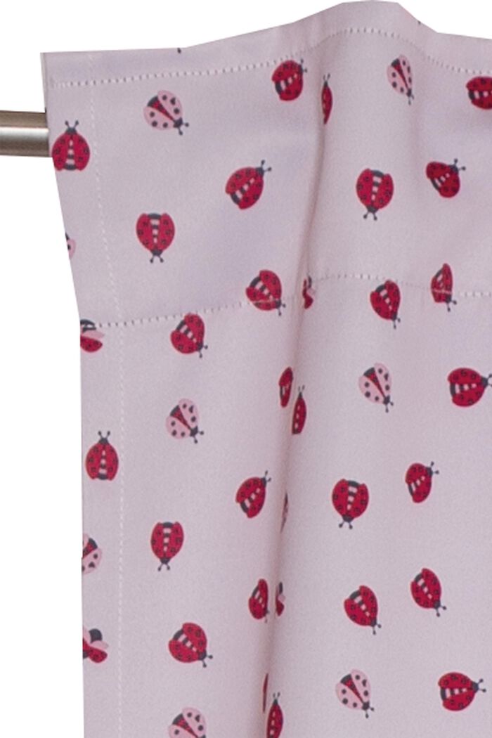 Dim-out curtain with a ladybird print, ROSE, detail image number 0