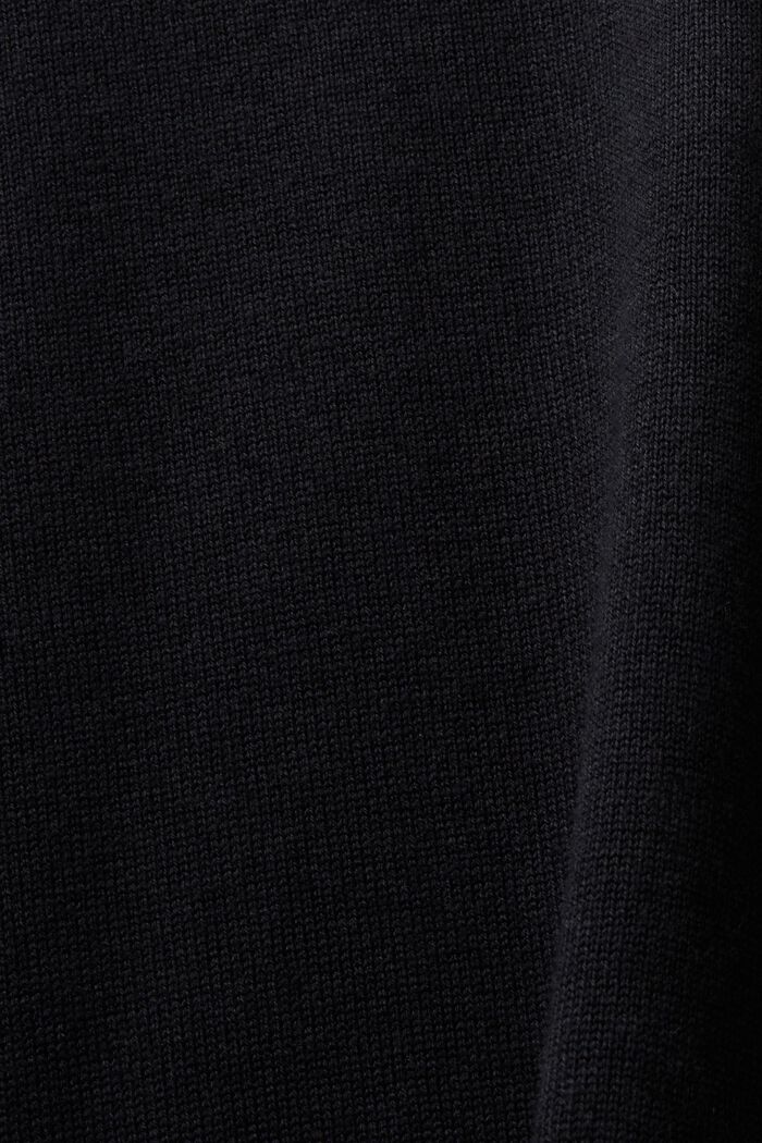 Crewneck Knit Sweater, ANTHRACITE, detail image number 5