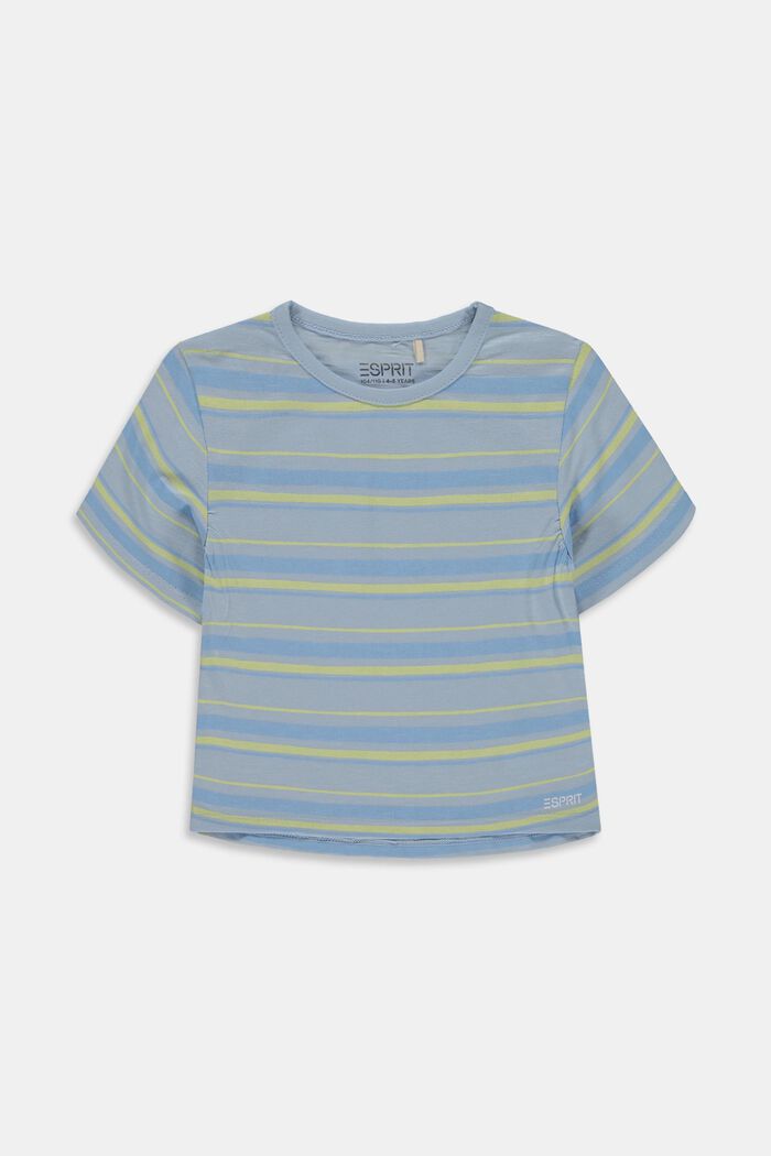 Subtly striped T-shirt, 100% cotton