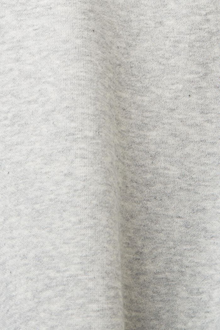 Cotton Blend Pullover Sweatshirt, LIGHT GREY, detail image number 6