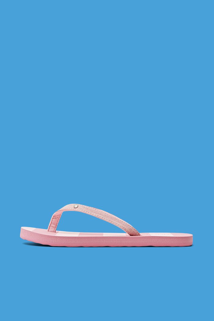 Slip Slops with textile straps, PINK FUCHSIA, detail image number 0