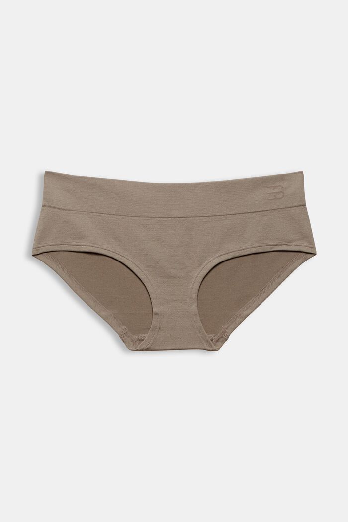 Soft, comfortable hipster shorts, LIGHT TAUPE, overview