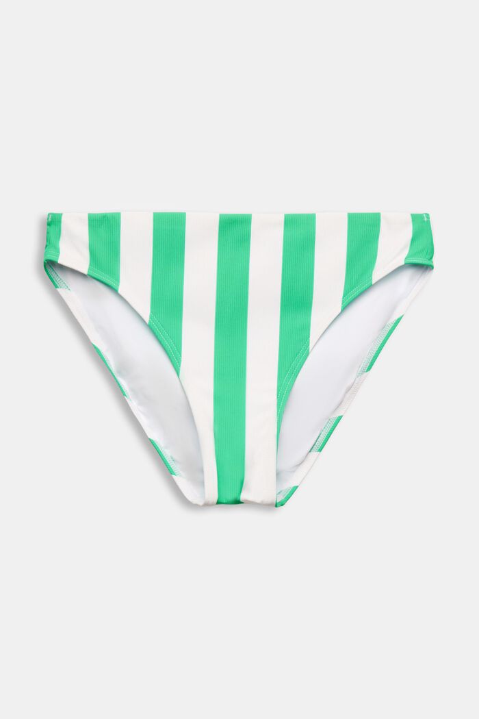 Hipster Striped Microfiber Briefs, NEW GREEN, detail image number 3