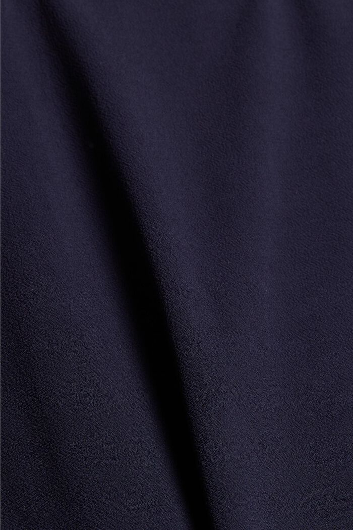 Wrap-over skirt made of LENZING™ ECOVERO™, NAVY, detail image number 4