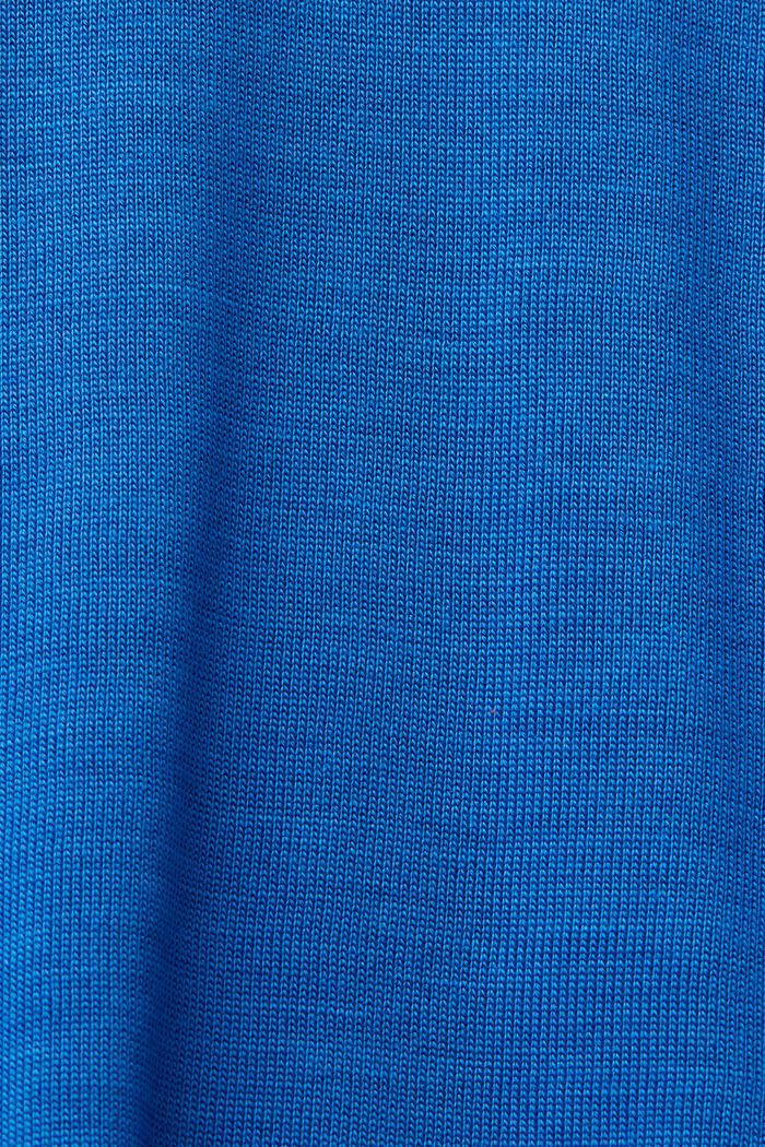 V-neck T-shirt, TENCEL™, BRIGHT BLUE, detail image number 6