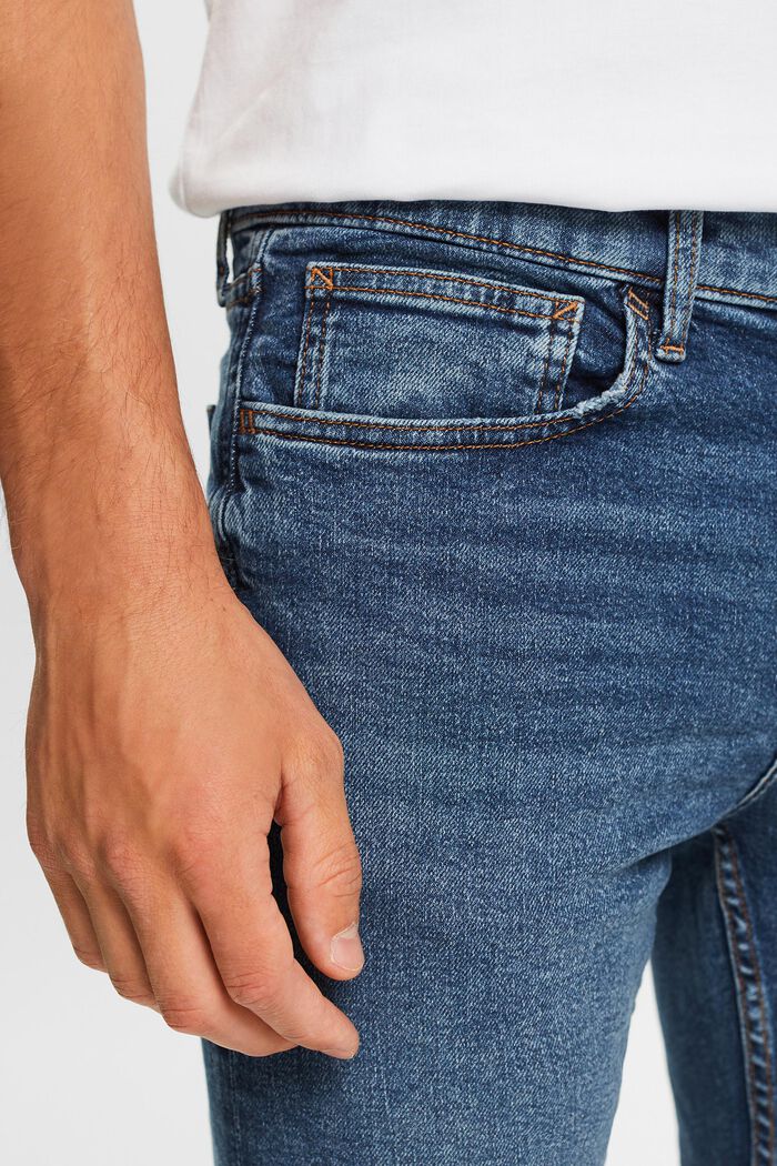 Mid-Rise Skinny Jeans, BLUE MEDIUM WASHED, detail image number 2