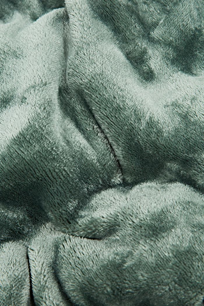 Fleece plaid, DARK GREEN, detail image number 2