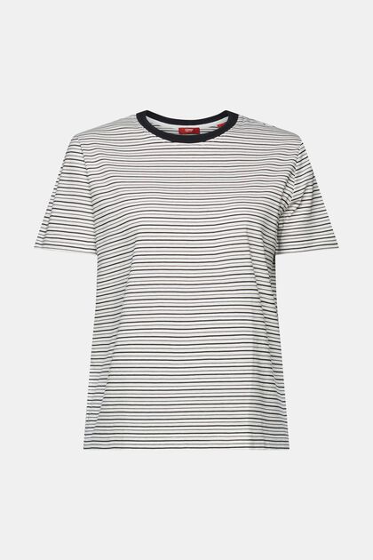 Striped T-shirt, 100% cotton