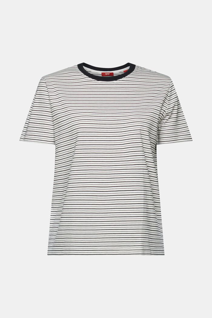 Striped T-shirt, 100% cotton, OFF WHITE, detail image number 6