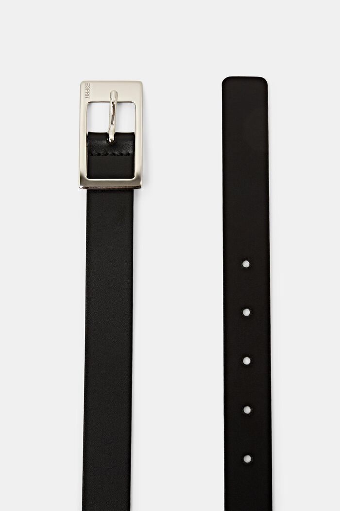 Leather Belt, BLACK, detail image number 1