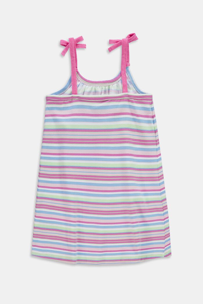 Mini dress with striped pattern