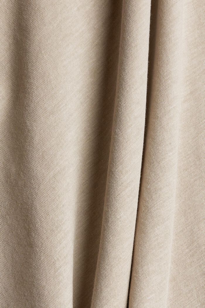 Long sleeve top with TENCEL™, LIGHT TAUPE, detail image number 4