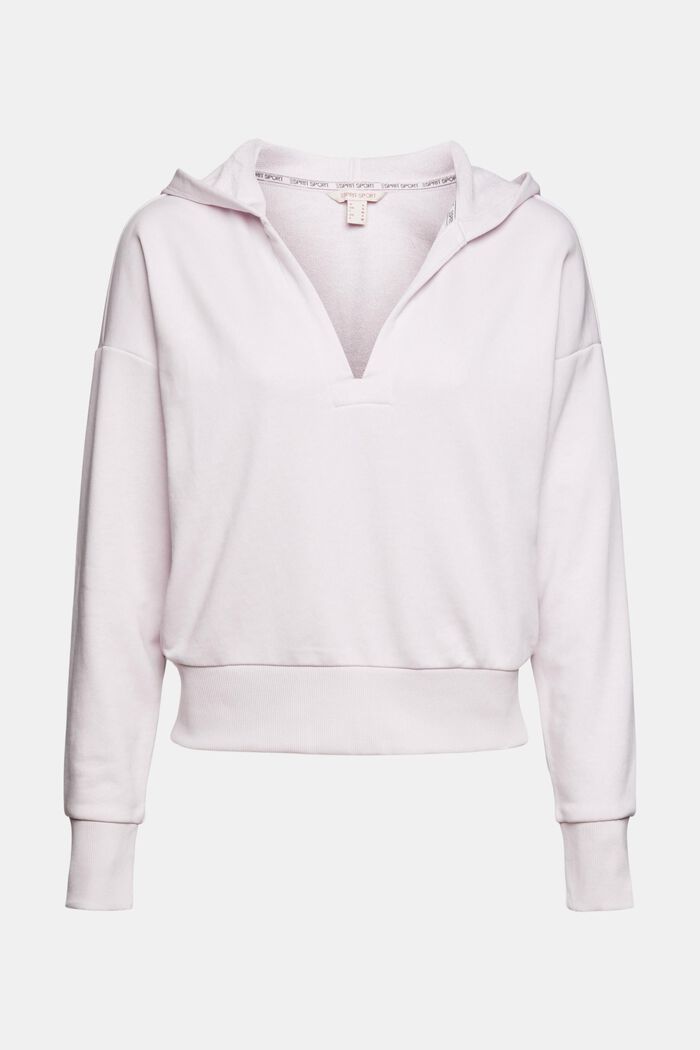 Sweatshirt with a hood, organic cotton blend