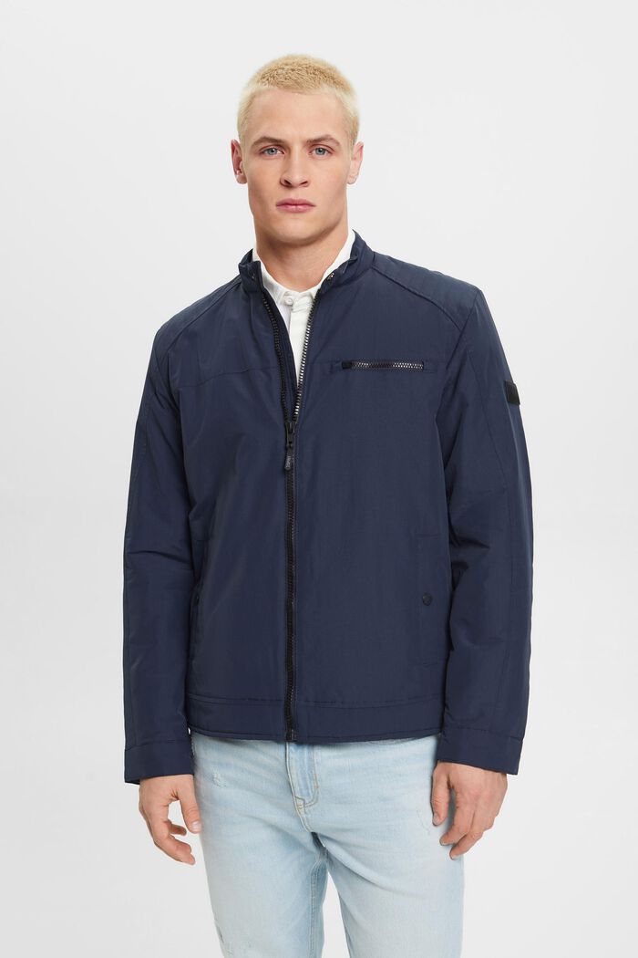 Water-repellent ripstop jacket, NAVY, detail image number 0