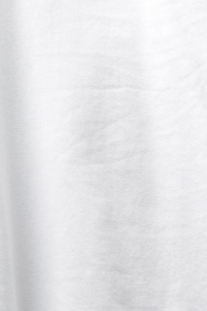 Jersey Henley T-Shirt, WHITE, detail image number 5