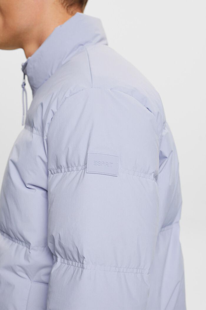 Recycled: puffer jacket with down, LIGHT BLUE LAVENDER, detail image number 2