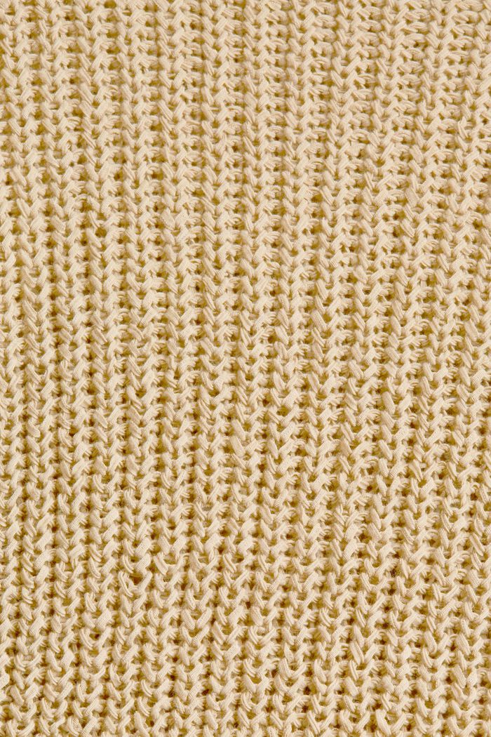 Jumper in a chunky knit, SAND, detail image number 4