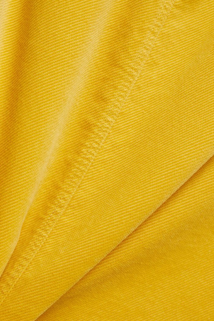 Cotton corduroy skirt, DUSTY YELLOW, detail image number 1