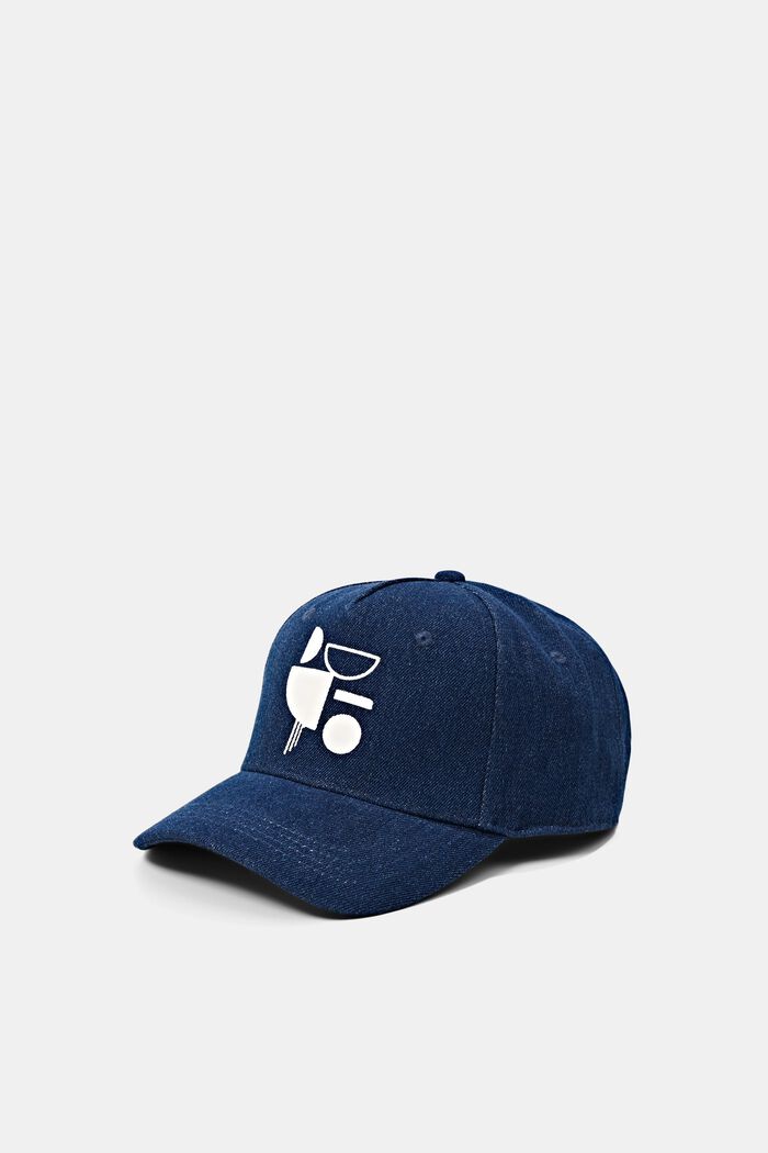 Baseball cap with a print, INK, overview