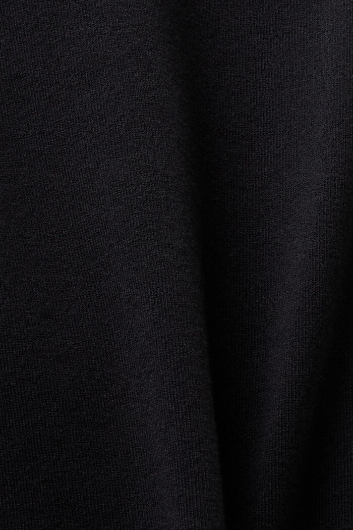 Short-Sleeve Polo Shirt, BLACK, detail image number 4