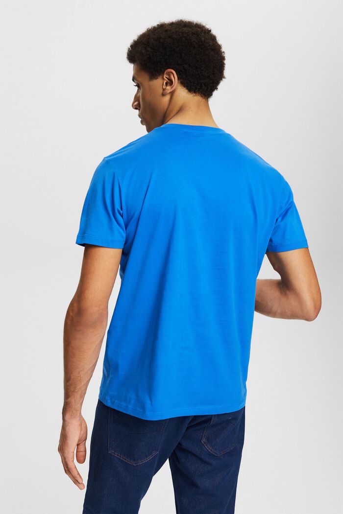 Jersey T-shirt with a print, BRIGHT BLUE, detail image number 3